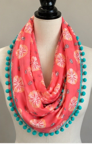 Infinity scarf coral sand - infinity,