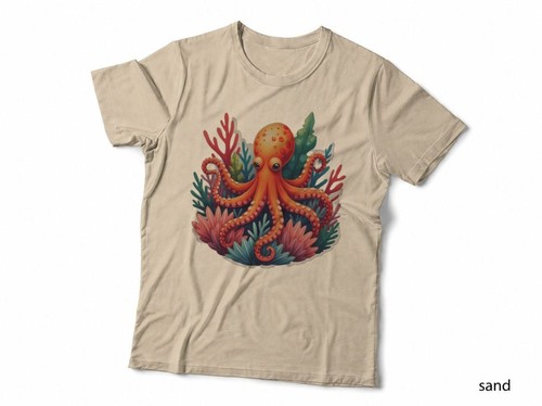 Watercolor octopus with - watercolor,