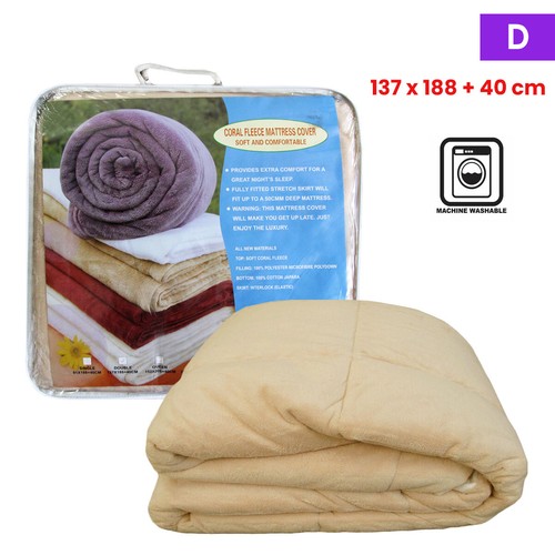 Sand coral fleece soft and - sand,