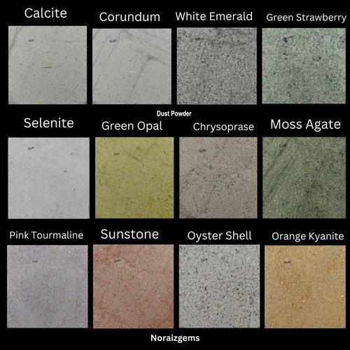 Crushed gemstone dust - gemstone,